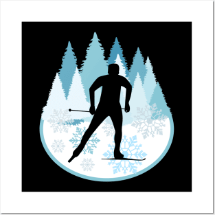 Cross Country Skiing Winter Sport Cross Country Skiing Sport Posters and Art